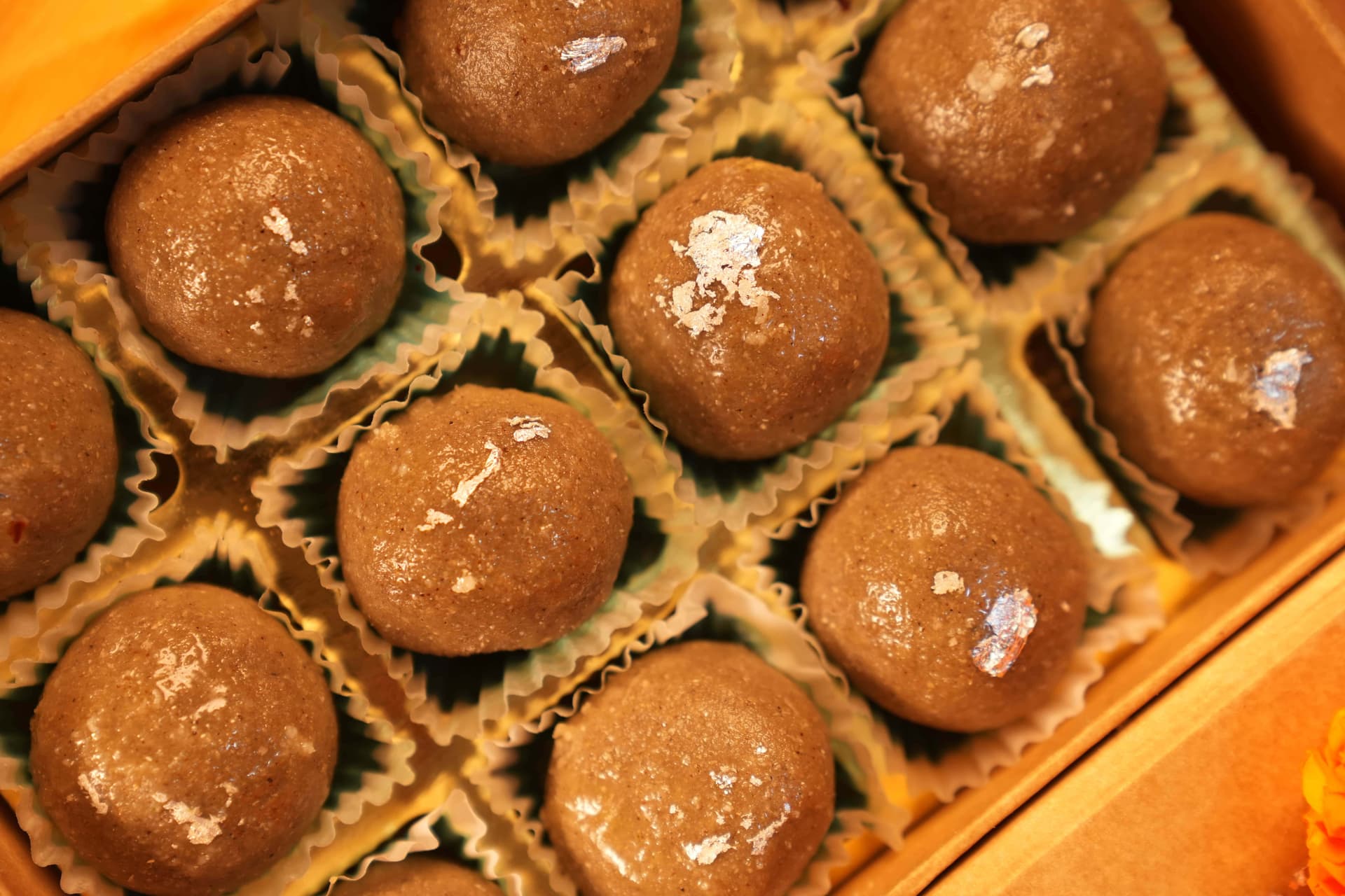 A tray of small-batch brownies cooling in the kitchen
